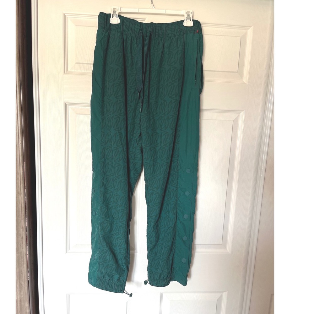 Puma x Liberty London Green Monogram Snap Side Track Pants Womens Size S